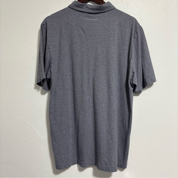 Travis Mathew Men Golf Polo Short Sleeve Shirt L Cotton Modal Embroidered FLAW - Picture 3 of 9